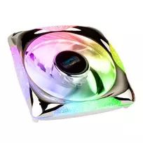 120mm argb pack - Lamptron PLUTO+ ARGB PWM Fan 3-Pack Black - 5 nuotrauka