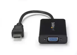 senukai vga hdmi - StarTech HDMI To VGA Video Adapter 25cm Black - 2 nuotrauka