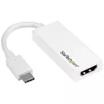 adapteris usb to hdmi - Adapteris StarTech USB-C to HDMI USB Type-C, HDMI, 0.015 m, balta - 5 nuotrauka