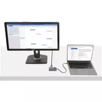 usb c video laidas - StarTech USB-C (118-USBC-HDMI-VGADVI) Adapteris (Juodas / Black) - 4 nuotrauka