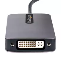 usb c video laidas - StarTech USB-C (118-USBC-HDMI-VGADVI) Adapteris (Juodas / Black) - 7 nuotrauka