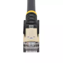 kabelis cat6 ethernet - StarTech.com 6ASPAT7MBK CAT6a Ethernet kabelis 7 m Juodas (Black) - 8 nuotrauka
