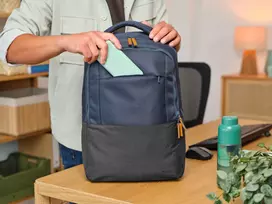 krepsys nesiojamam kompiuteriui 16 - NB BACKPACK LISBOA 16"/BLUE 25124 TRUST - 4 nuotrauka