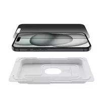 iphone 16 pro ekranas - Belkin ScreenForce Invisiglass Privacy iPhone 16/ 15/ 14Pro - 3 nuotrauka