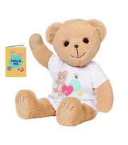 balta meska - Pliušinis žaislas Zapf Creation Baby Born Bear, šviesiai ruda, 25.72 cm - 9 nuotrauka