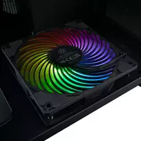 korpusas silverstone - SilverStone Air Penetrator 120SK ARGB 120 mm Black - 5 nuotrauka