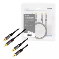 rca rca laidas 1 5m - LogiLink RCA 1.5m - 5 nuotrauka