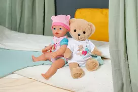 baby born - Pliušinis žaislas meška Zapf Creation Baby Born, rudas - 2 nuotrauka
