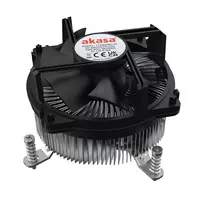 procesoriaus cpu ausintuvas - Akasa AK-CC6608BP01 Low Profile CPU Cooler - 2 nuotrauka