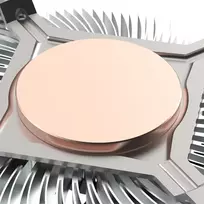 procesoriaus cpu ausintuvas - Akasa AK-CC6608BP01 Low Profile CPU Cooler - 3 nuotrauka