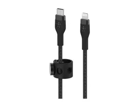 usb c to lightning - Belkin CAA011BT3MBK USB kabelis 3 m USB C USB C/Lightning Juoda - 2 nuotrauka