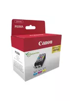 canon kasetes 521 - CANON CLI-521 Ink Cartridge C/M/Y Pack | 2934B016 - 2 nuotrauka