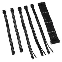 24 pin laidas - Kolink Core Adept Braided Cable Extension Kit COREADEPT-EK-BLK Juodas (Black) - 4 nuotrauka