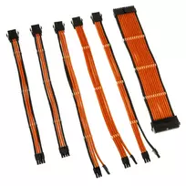 kita - Kolink Core Adept Braided Cable Extension Kit 24-pin male, 0.3 m Oranžinis (Orange) - 4 nuotrauka