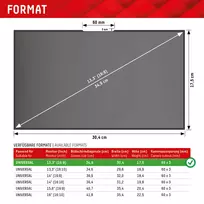 nesiojamojo kompiuterio ekranai - DISPLEX Privacy Safe Uni (Frameless) 13,3", 16:9 - 3 nuotrauka