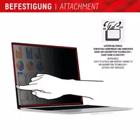 nesiojamojo kompiuterio ekranai - DISPLEX Privacy Safe Uni (Frameless) 13,3", 16:9 - 7 nuotrauka