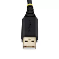 usb 3 a to usb a - StarTech.com 1P3FFCNB-USB-SERIAL USB-A į DB9 RS232 adapteris Juodas (Black) - 5 nuotrauka