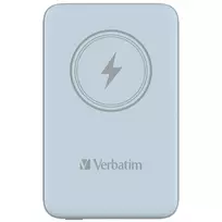 magnetinis power bank 10000 - Verbatim Charge 'n' Go Magnetic Wireless Power Bank 10000mAh Blue 32247 - 5 nuotrauka