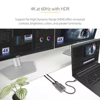 av laidas - Startech USB-C to HDMI Cable Startech MST14CD122HD - 2 nuotrauka