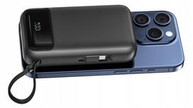 magsafe power bank 20w - Swissten 22013934, 20000mAh, 20W, USB-C ir Lightning laidai, MagSafe compatible - 2 nuotrauka