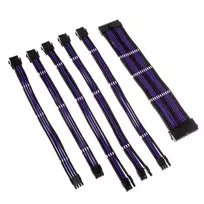 titan eko - Kolink Core Adept Braided Cable Extension Kit Jet Black/Titan Purple - 4 nuotrauka
