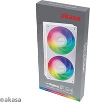 korpuso ventiliatoriai rgb - Akasa Vegas A24 Addressable-RGB 240 mm White - 6 nuotrauka