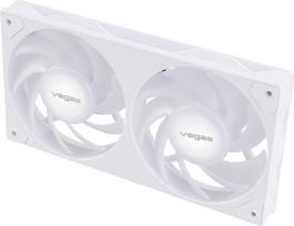 korpuso ventiliatoriai rgb - Akasa Vegas A24 Addressable-RGB 240 mm White - 7 nuotrauka