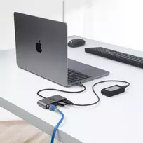 ethernet usb c hub - StarTech 3-PORT USB-C HUB WITH GIGABIT/ETHERNET PORTABLE LAPTOP HUB - 4 nuotrauka