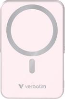 10000 power bank - Verbatim Charge 'n' Go Magnetic Wireless Power Bank with Stand, 10000mAh, pink - 7 nuotrauka