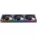 jonsbo - Jonsbo ZA-420BR PWM Ventiliatorius, Atvirkštinis, ARGB - 3x 140mm, Juodas (Black) - 3 nuotrauka
