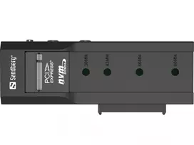 sata 3 kabelis - Sandberg 136-49 USB 3.2 Cloner ir dokas M2 + NVMe + SATA Juodas (Black) - 8 nuotrauka