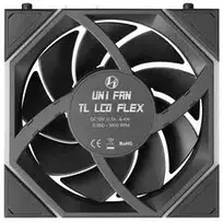 fan 120mm lian li - Lian Li UNI FAN TL120 LCD FLEX Wireless ARGB 120mm Black - 3 nuotrauka