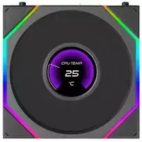 fan 120mm lian li - Lian Li UNI FAN TL120 LCD FLEX Wireless ARGB 120mm Black - 4 nuotrauka