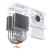 procesoriaus cpu ausintuvas - Jonsbo CR-3000 ARGB White CPU Cooler - 8 nuotrauka