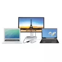 adapteris usb to hdmi - j5create JUA365 USB ekrano adapteris 3840 x 2160 px Sidabrinis (Silver) - 3 nuotrauka