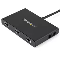 hdmi - StarTech Mini DisplayPort to HDMI Splitter 3x HDMI MSTMDP123HD Juodas (Black) - 7 nuotrauka