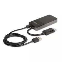 displayport kabelis 4k - StarTech MST14DP123DP DisplayPort 1.4 3x DisplayPort Juodas (Black) - 9 nuotrauka