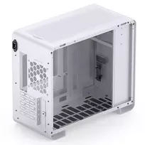 micro atx korpusas - Kompiuterio korpusas Jonsbo U4 MINI WHITE, skaidri/balta - 5 nuotrauka