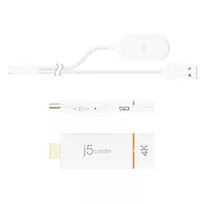 hdmi - j5create JVAW76 Screencast 4K belaidis ekrano adapteris Baltas (White) - 8 nuotrauka