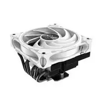 cpu whit cooler - Akasa SOHO H6L M2 Low-Profile CPU Cooler ARGB White - 4 nuotrauka
