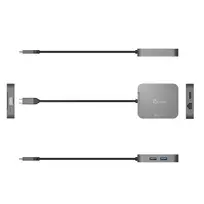 usb c adapteris - j5create JCD3191-N USB-C dokų stotelė 3.2 Gen 2 Pilka (Gray) - 8 nuotrauka