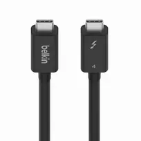 laidas usb c 2m - Belkin INZ002bt2MBK 2 m 40 Gbit/s Juoda - 2 nuotrauka