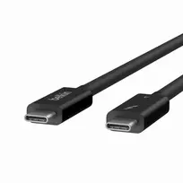 laidas usb c 2m - Belkin INZ002bt2MBK 2 m 40 Gbit/s Juoda - 3 nuotrauka