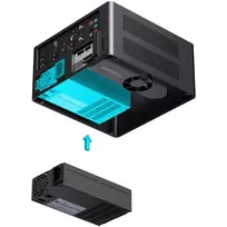 pc case - Jonsbo NV10 Juodas (Black) - 2 nuotrauka