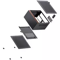 pc case - Jonsbo NV10 Juodas (Black) - 4 nuotrauka