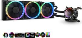 vandens ausintuvas - Bitspower Cyclops 360 ARGB 360 mm Black - 6 nuotrauka