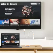 av laidas - J5 Create Belaidis garso/vaizdo siųstuvas ir imtuvas j5create screencast usb-c belaidžio ekrano hdmi ilgintuvas; spalva balta jvaw62-n - 2 nuotrauka