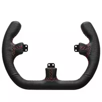 primus d - Asetek SimSports GT Vairo Ratas - Open D, Oda (Leather) - 4 nuotrauka
