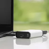 hdmi capture - Adapteris StarTech HDMI to USB C Video Capture HDMI, USB-C, sidabro - 3 nuotrauka