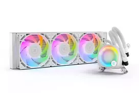 vandens ausintuvas - EK Water Blocks EK-Nucleus AIO CR360 Lux D-RGB White - 2 nuotrauka